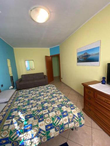 Katil atau katil-katil dalam bilik di Casa Vacanze Valvendra