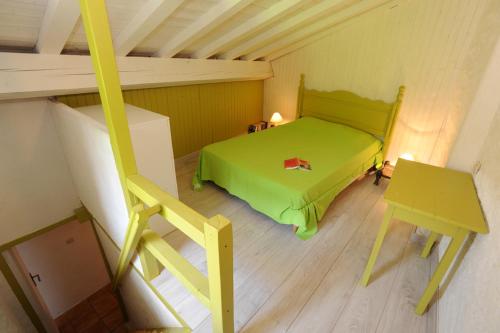 Postel nebo postele na pokoji v ubytování Gîte La Source