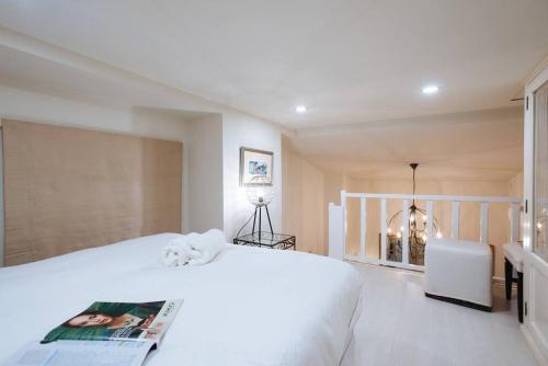 Posteľ alebo postele v izbe v ubytovaní Selecta Elegante y Céntrico Apartamento