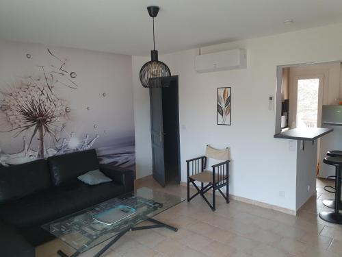 Χώρος καθιστικού στο Logement à Sanary-sur-mer (Var)