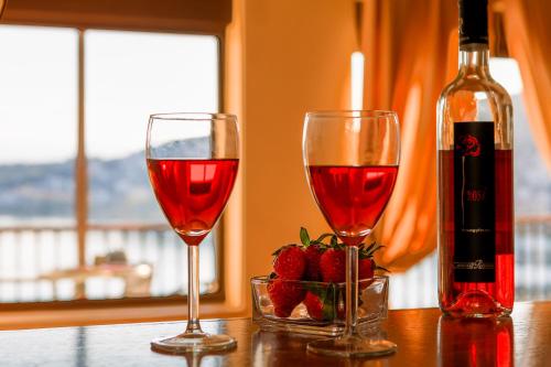 Nápoje v ubytování Deluxe View Kastoria