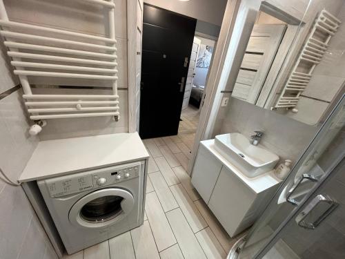 Koupelna v ubytování Apartamenty Planeta II - Koszalin centrum