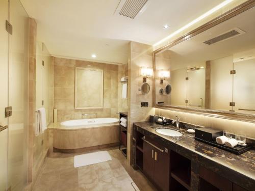 Koupelna v ubytování C&D Hotel Quanzhou