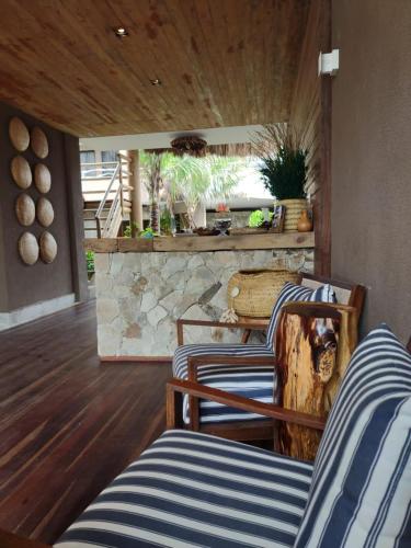 Χώρος καθιστικού στο Maly Boutique Hotel