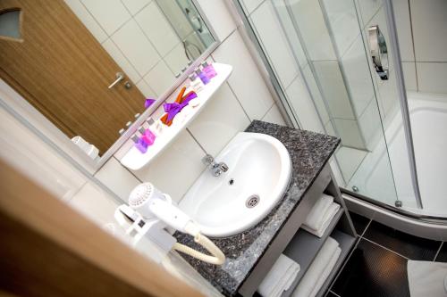 Koupelna v ubytování Lavanta Hotel