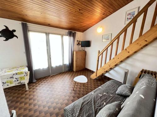 Appartement T2 Cabine, Rez-de-Jardin, Parking, Lave-Linge, Terrasse, Accès Plage à 30m