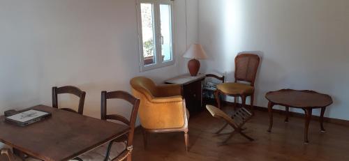 Гостиная зона в Maison de Campagne l'étang