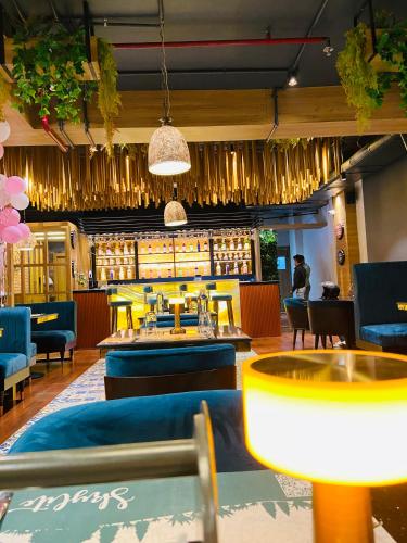 Χώρος καθιστικού στο HOTEL SILKHOUSE PREMIER