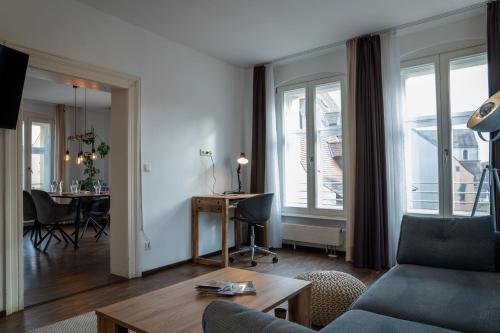 Χώρος καθιστικού στο Liboria: Stylische Altstadtwohnung