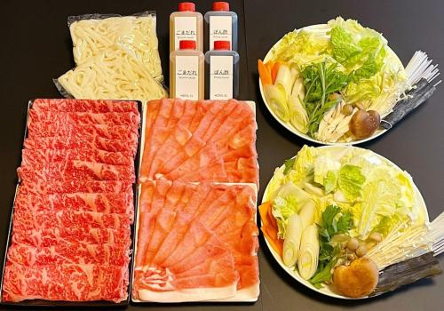 Comida en la casa vacacional o alrededores