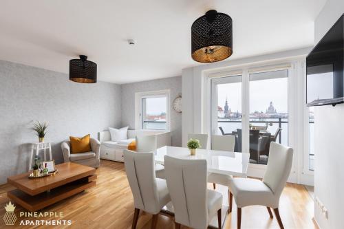 O zonă de relaxare la PINEAPPLE APARTMENTS - Zwinger V - 78qm - 1x free parking