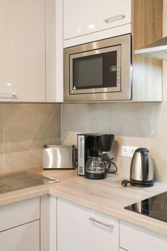 Η κουζίνα ή μικρή κουζίνα στο Apartment Am Ostedeich-3 by Interhome