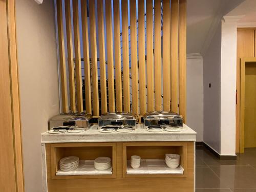 Kuhinja oz. manjša kuhinja v nastanitvi Ivy Hotel Emerald