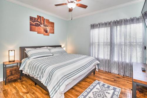 a bedroom with a large bed and a window at Florida Dream Vacation All new with Amenities in Lutz