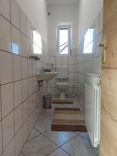 Ένα μπάνιο στο Apartman Tinče