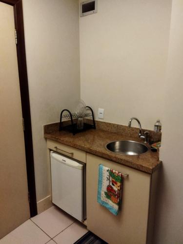 Una cocina o zona de cocina en Studio TOP pra homeoffice, internet voando