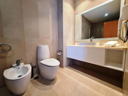 Phòng tắm tại Hotel Albergaria Borges