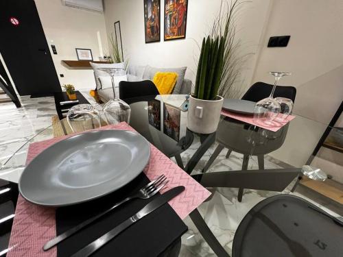 Ruang duduk di SoHo Loft