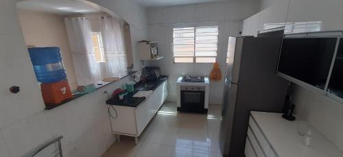 Dapur atau dapur kecil di Pousada dos Sonhos Interlagos