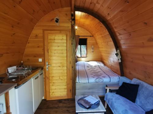 Η κουζίνα ή μικρή κουζίνα στο Ma cabane au fond du jardin