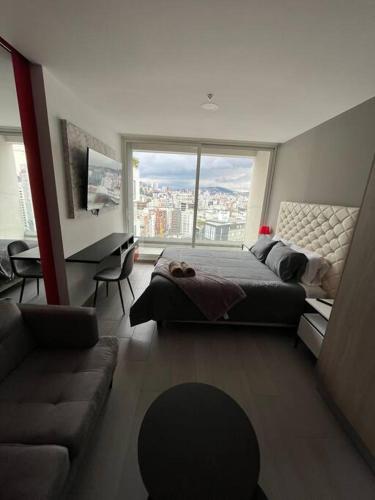 Posezení v ubytování Luxury Studio Downtown Quito