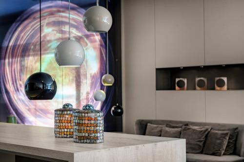 Χώρος καθιστικού στο AC Hotel Valencia by Marriott