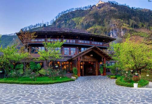 Landskap semula jadi dekat dengan resort