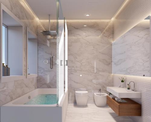 Kylpyhuone majoituspaikassa Maqueda - Room & Suite
