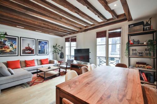 Typical Parisian Duplex#4pers#Le Marais