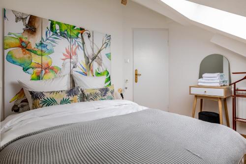 מיטה או מיטות בחדר ב-Appart Premium aux Portes de Strasbourg avec Parking Privé