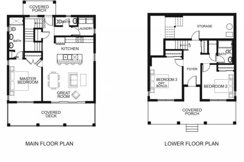 a floor plan of a house at The Pour House #127 in Chelan