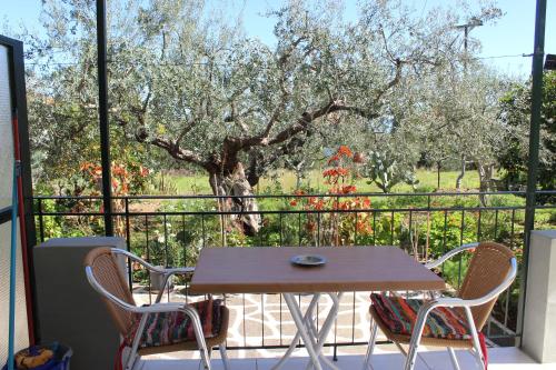 A balcony or terrace at Rentoulia Apartments