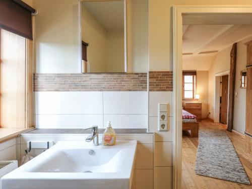 Bilik mandi di Holiday Home Dat Litsche Hus-3 by Interhome