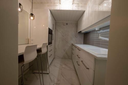 Bathroom sa Koselig leilighet i rolig boligfelt