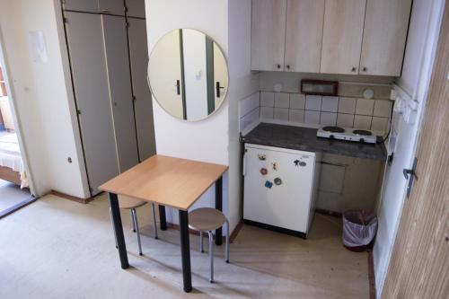 Een keuken of kitchenette bij Apartments Kolej Vltava