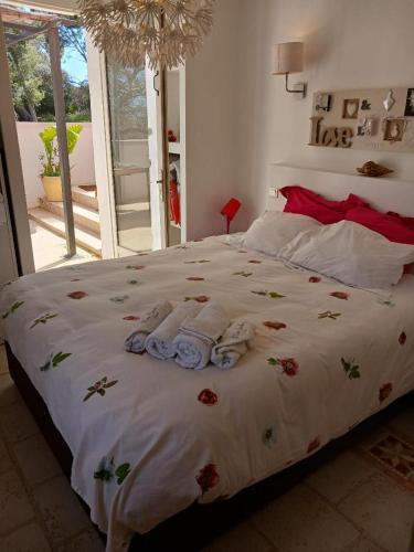 Llit o llits en una habitació de Bois Joli
