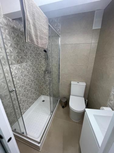 Łazienka w obiekcie Como en casa en el centro de Torrejón