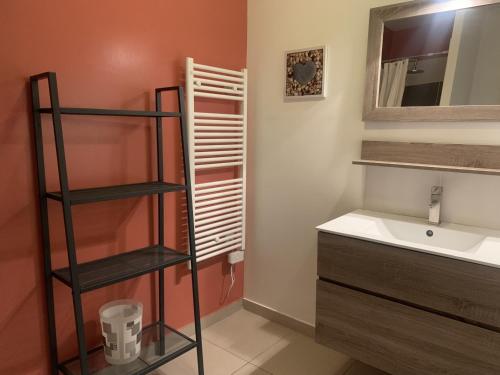 Koupelna v ubytování Appartement La Roche-Posay, 3 pièces, 5 personnes - FR-1-541-75