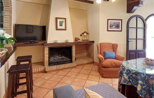Televízia a/alebo spoločenská miestnosť v ubytovaní Cozy Home In Grazalema With Wifi
