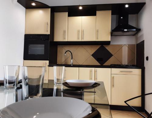 Kuchyň nebo kuchyňský kout v ubytování Phoenix Apartment