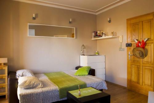 Posteľ alebo postele v izbe v ubytovaní Apartment Studio Paula