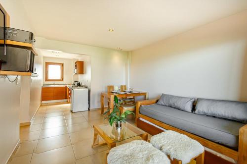 Kuchyň nebo kuchyňský kout v ubytování Villa Huapi