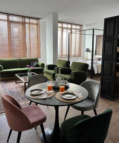 Posezení v ubytování Alèa Rooms