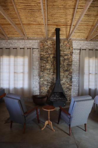 Χώρος καθιστικού στο Wolvekraal Guest Farm