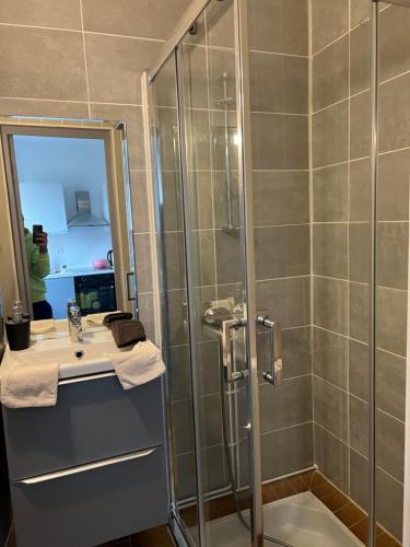 Ένα μπάνιο στο Appartement de la laverie