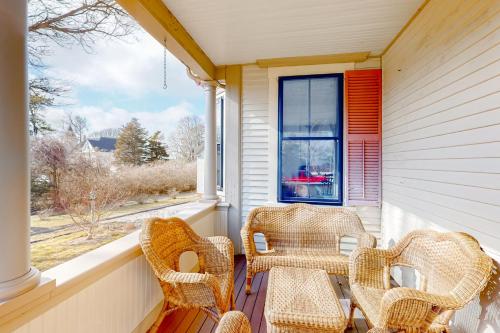 Ein Sitzbereich in der Unterkunft Old Mansard