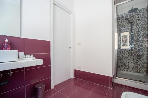 Koupelna v ubytování Alma Sorrento Suite