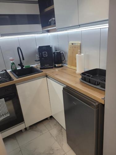Dapur atau dapur kecil di Apertment Wenus
