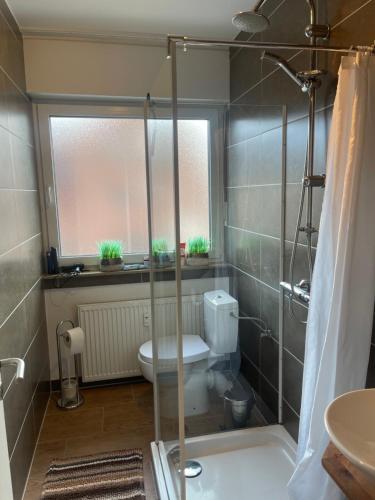 Koupelna v ubytování Schönes Appartement in Rheine Zentrumsnah