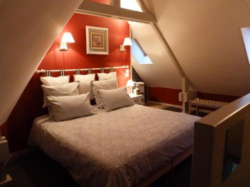 Postel nebo postele na pokoji v ubytování Clos de la Valette